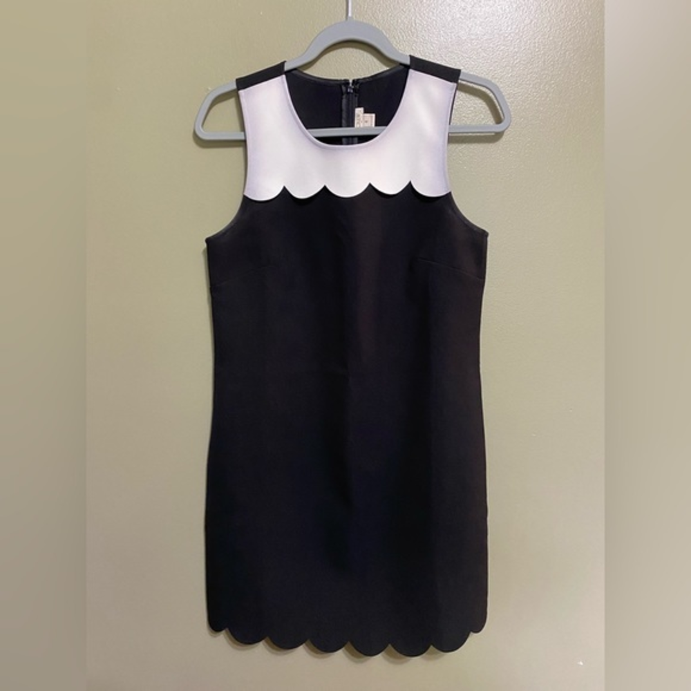 J Crew Black and White Dress, Size 4 - Picture 1 of 4